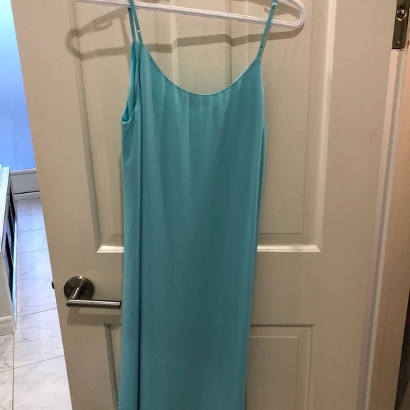 Babaton turquoise slip dress - Picture 2 of 3